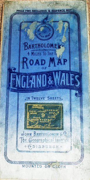 Bartholomew 1913, Quarter Inch Sheet 9 cover